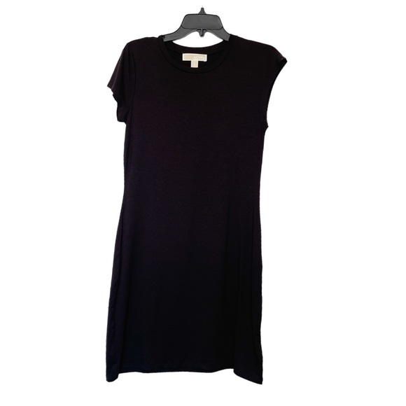 MICHAEL MICHAEL KORS Chain-Shoulder Asymmetrical Dress Black - Small - Picture 5 of 6